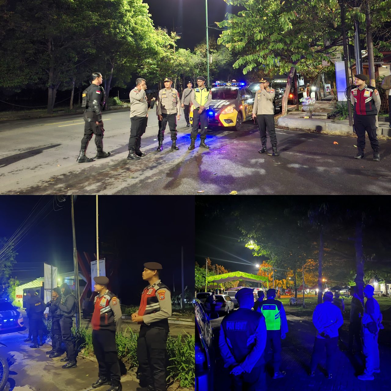 Ciptakan Harkamtibmas Akhir Pekan; Polresta Banyuwangi Gelar KRYD Patroli Skala Besar