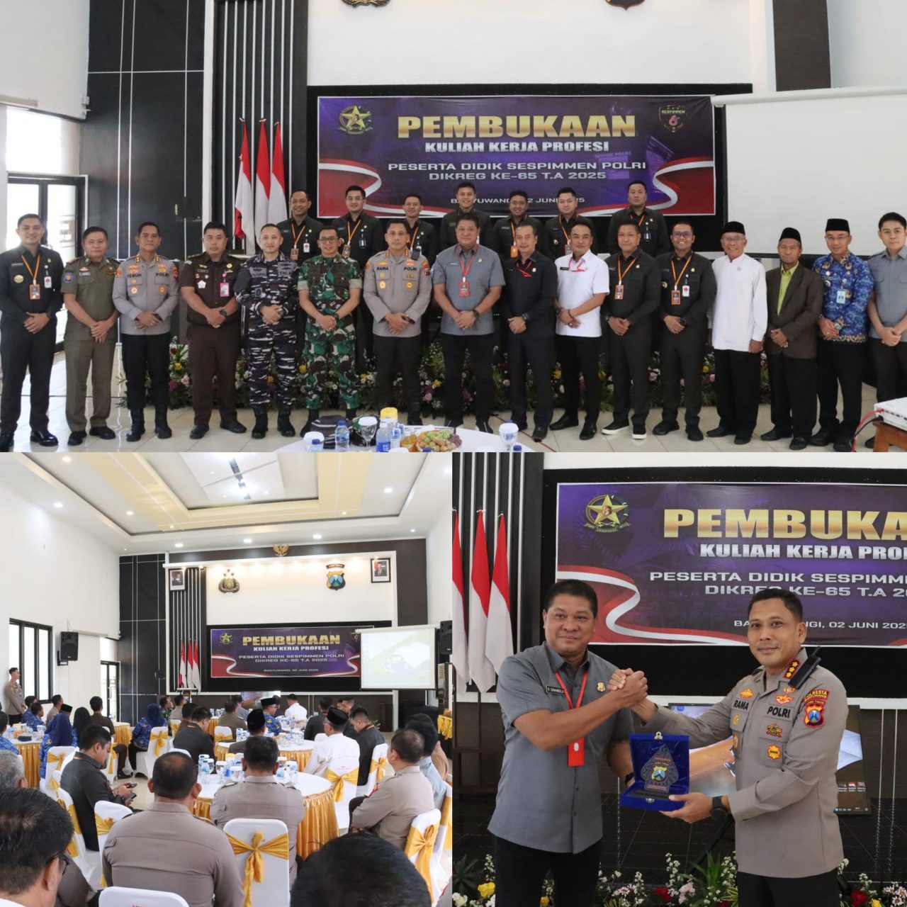 Peserta Sespimmen Polri Laksanakan Kuliah Kerja Profesi di Polresta Banyuwangi