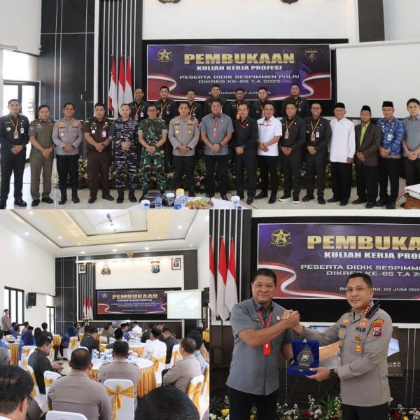 Peserta Sespimmen Polri Laksanakan Kuliah Kerja Profesi di Polresta Banyuwangi