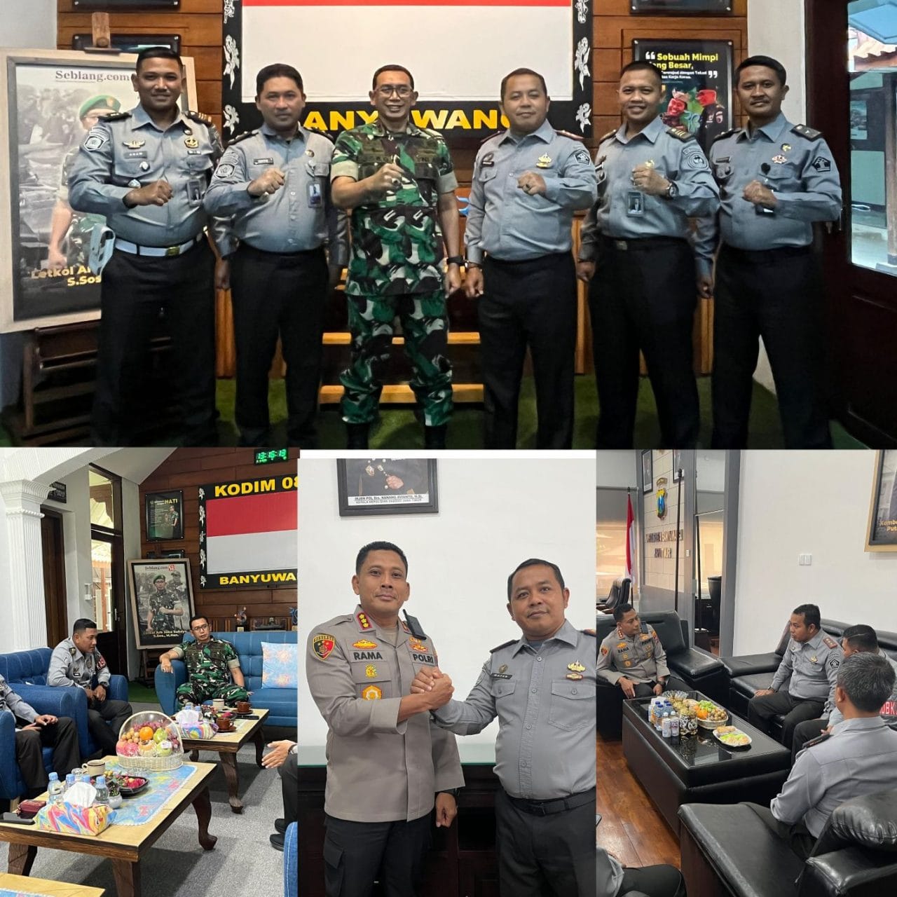 Kalapas Banyuwangi Bangun Sinergi dengan Polresta dan Kodim, Fokus Keamanan Lapas hingga Ketahanan Pangan