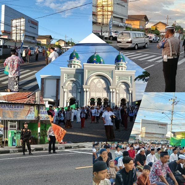 Polresta Banyuwangi Jamin Kelancaran Akses Menuju Masjid Baiturrahman Dadapan pada Idul Adha 1446 H