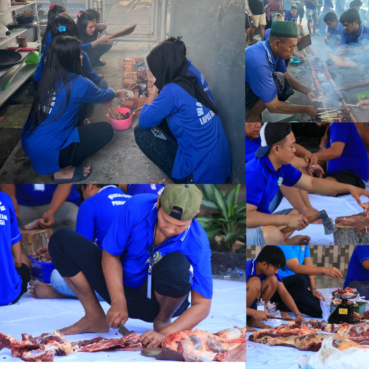 Nyate Bareng, Cara Warga Binaan Lapas Banyuwangi Nikmati Daging Qurban