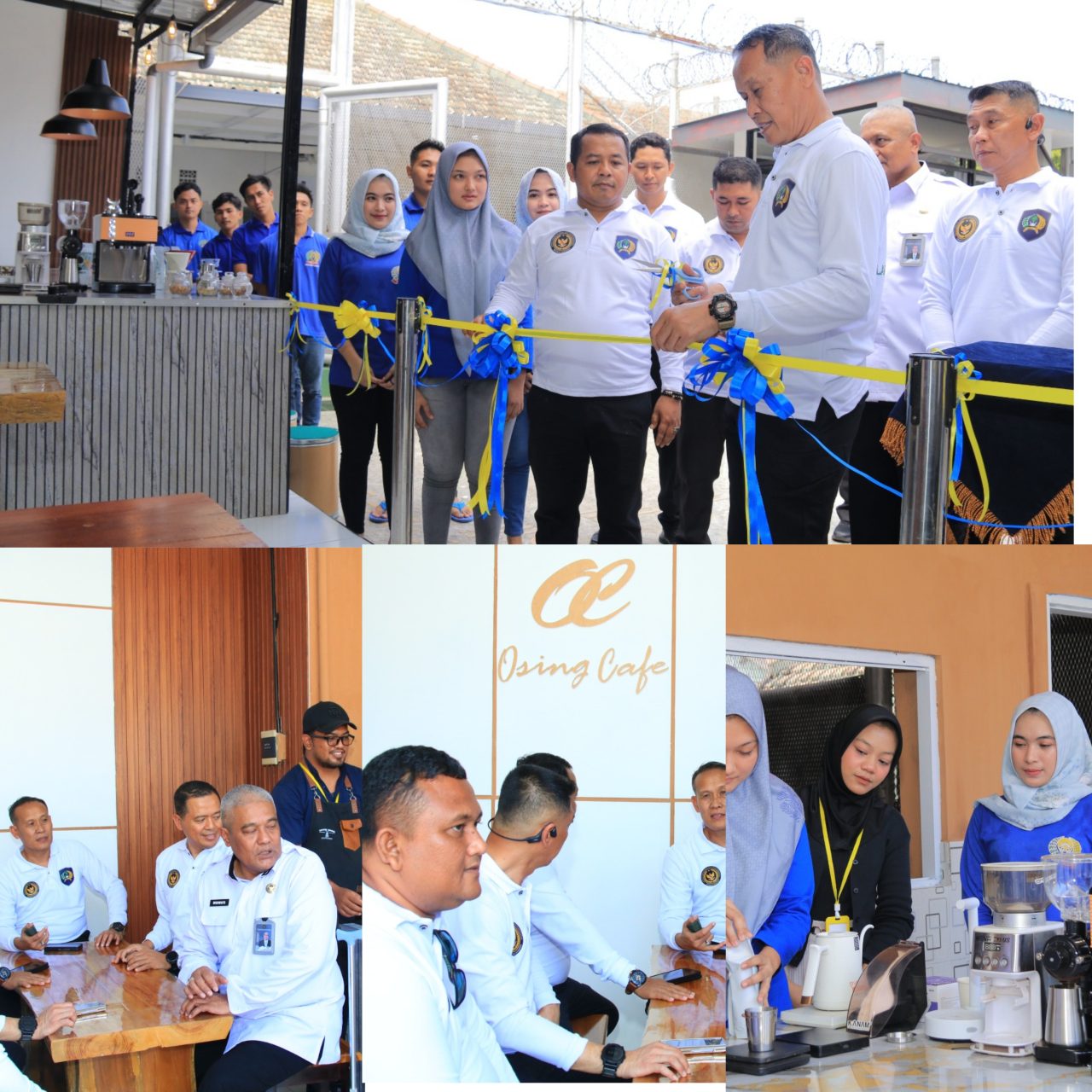 Diresmikan Kakanwil, Kini Lapas Banyuwangi Miliki Kafe sebagai Salah Satu Tempat Pembinaan