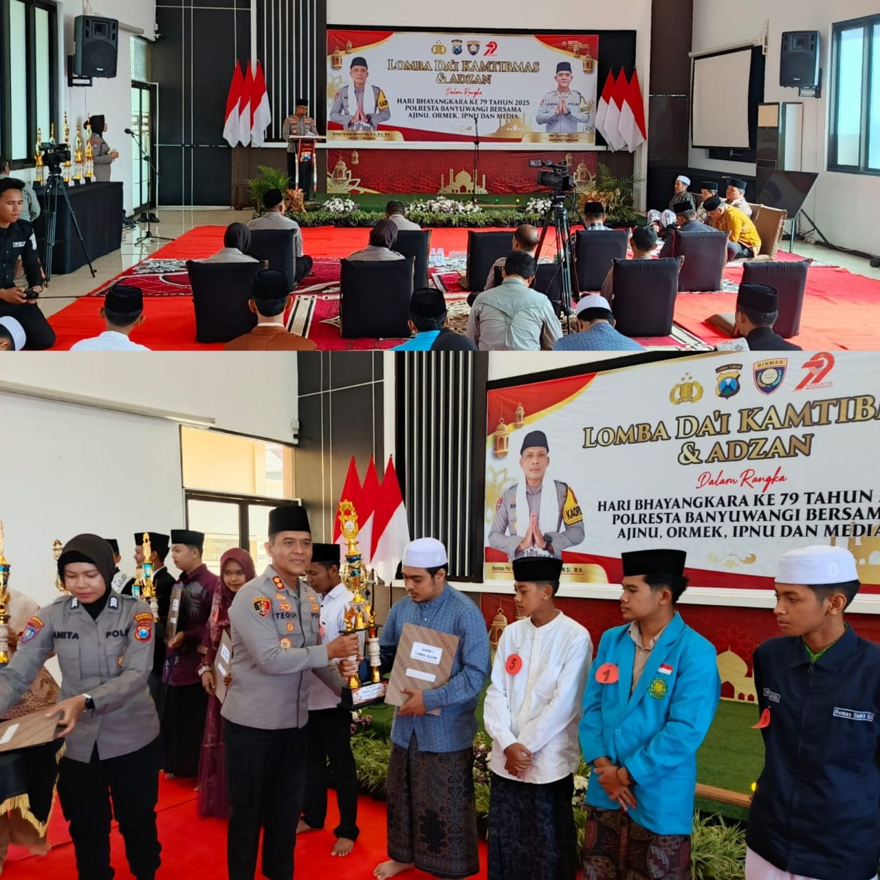 Polresta Banyuwangi Gelar Lomba Dai Kamtibmas dan Adzan dalam Rangka Hari Bhayangkara ke-79
