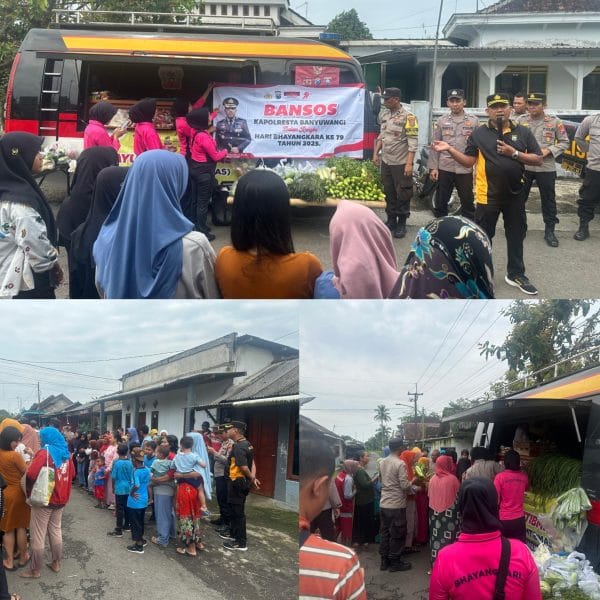 Wayang Golek dan Sayur Gratis: Polresta Banyuwangi Gelar “Mayur Kamtibmas” sambut Hari Bhayangkara ke-79   