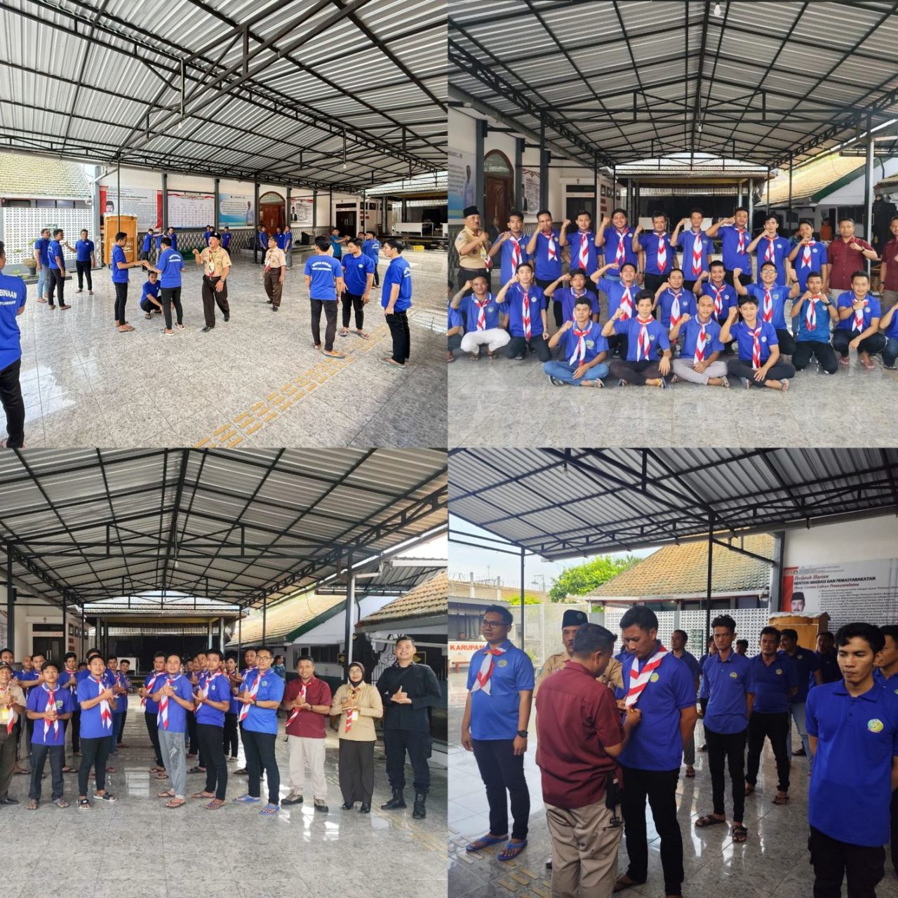 Tingkatkan Kedisiplinan Warga Binaan, Lapas Banyuwangi Berikan Bekal Latihan Pramuka