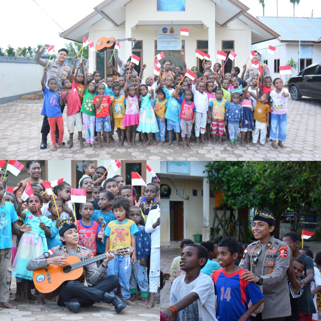 Operasi Damai Cartenz 2025 Bawa Keceriaan ke Panti Asuhan Santa Susana Timika