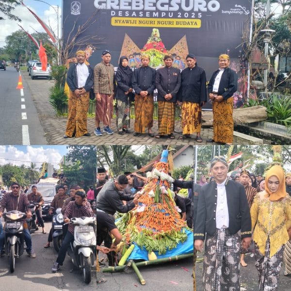 Pemdes Sempu Melakukan Ritual Sakral Grebeg Suro,Hingga Laksanakan Arak- Arakan Sedekah Bumi Masyarakat