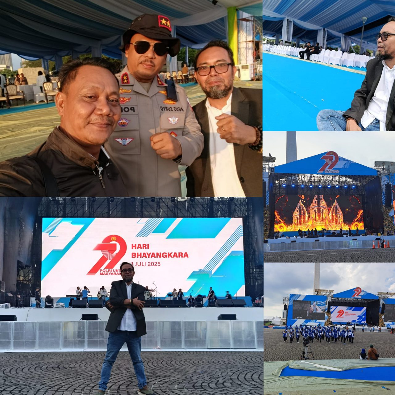 Dukung Polri, Ketua PW FRN Hadiri Persiapan HUT Bhayangkara ke-79 di Monas