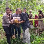 penemuan mayat di kebun