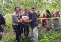 penemuan mayat di kebun