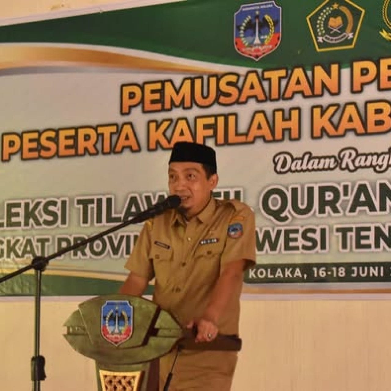 Pemusatan Pelatihan Peserta Seleksi Tilawatil Qur’an Hadist (STQH) Kolaka Resmi Dimulai