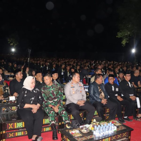 Pengesahan PSHT Berjalan Kondusif, Kapolres Nganjuk Apresiasi Pesilat dan Personel Pengamanan