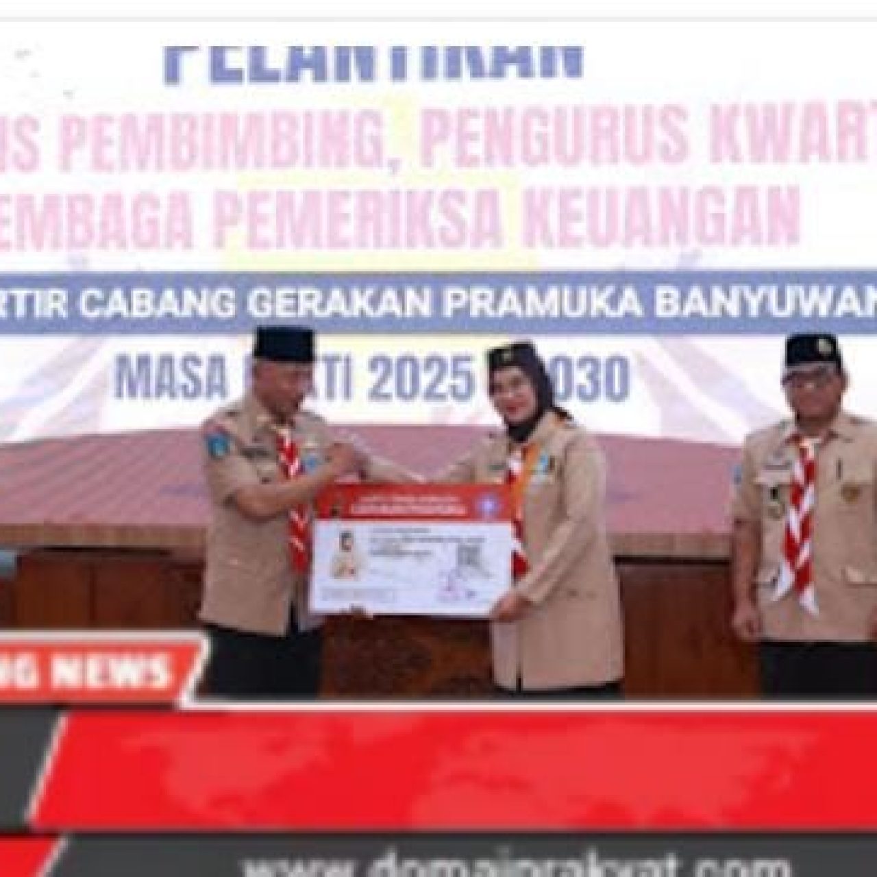 Ipuk Fiestiandani Kembali Dilantik Jadi Ketua Mabicab Pramuka Banyuwangi 2025–2030