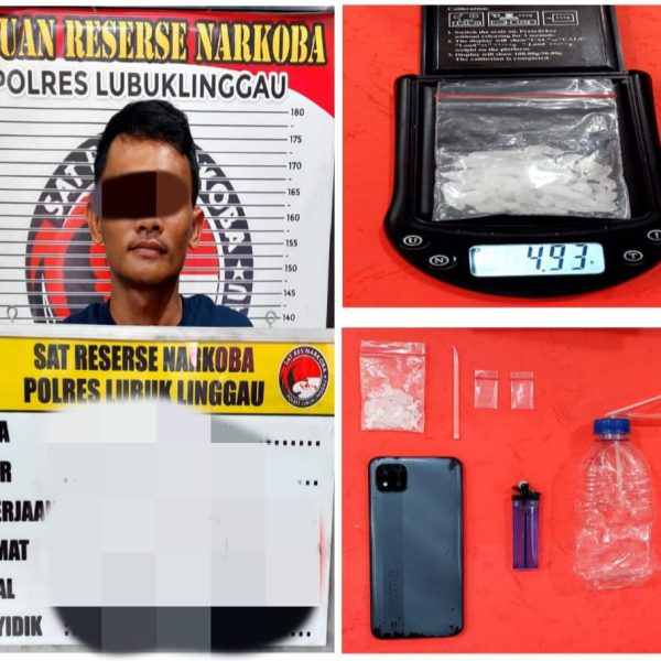 Kasatresnarkoba AKP Najamuddin, berhasil menangkap seorang tersangka penyalahgunaan narkotika jenis sabu.