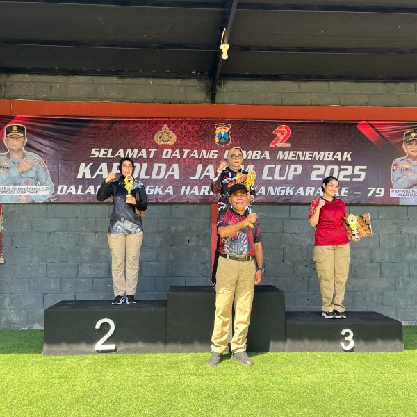 Polwan Polresta Malang Kota Raih Juara Lomba Menembak “Kapolda Jatim Cup 2025
