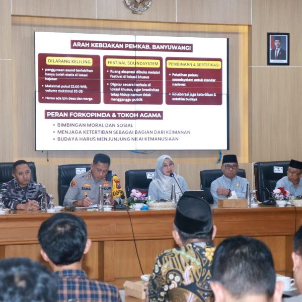 Forkopimda Banyuwangi Terbitkan Kesepakatan Atur Karnaval Hingga Sound Horeg