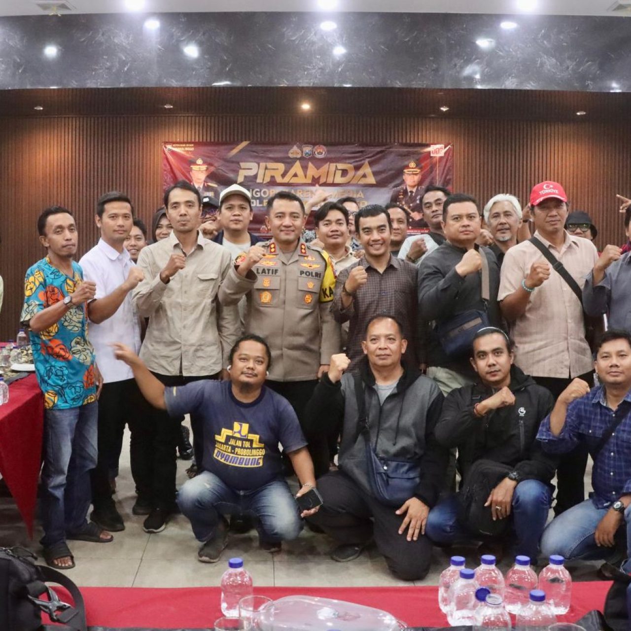 Perkuat Sinergitas Melalui Piramida Kapolres Probolinggo Ajak Awak Media Jaga Kamtibmas