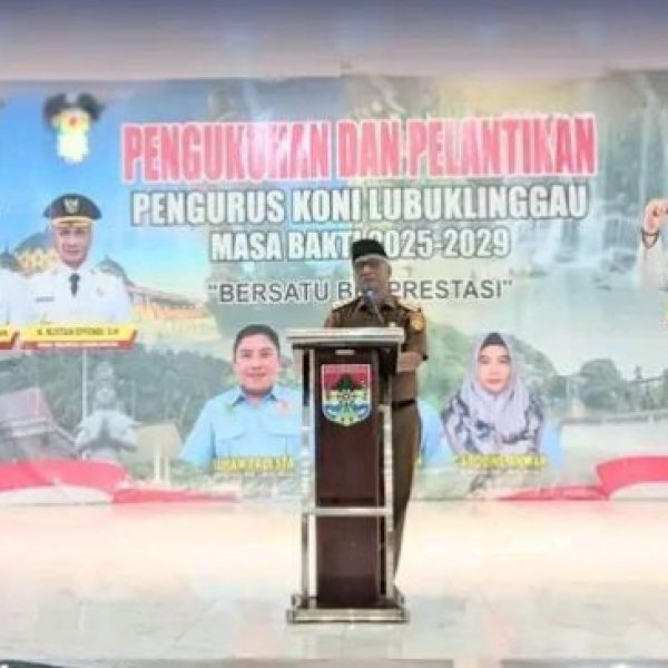 Wakil Wali Kota Hadiri Pelantikan Pengurus KONI Kota Lubuk Linggau Periode 2025-2030