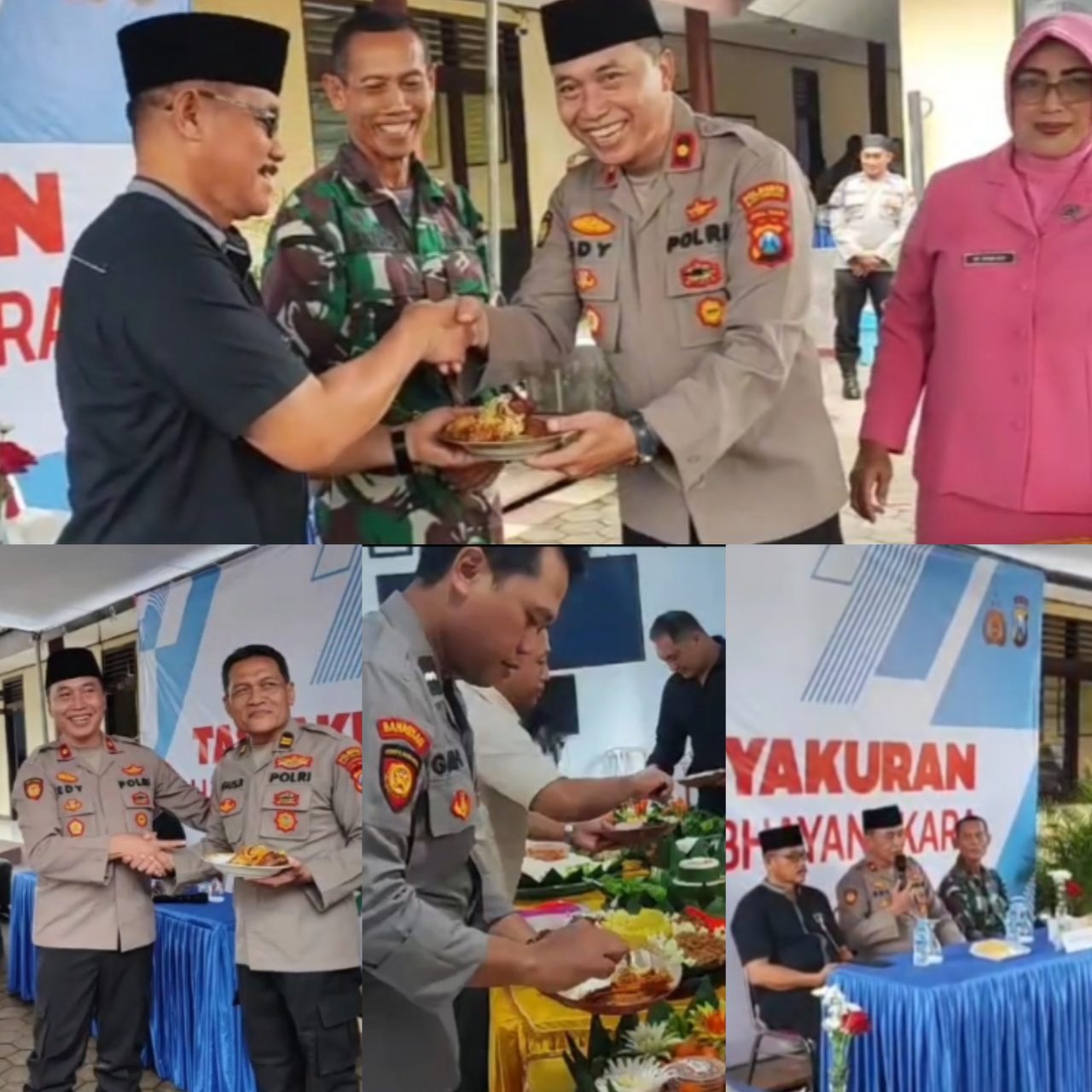 Mapolsek Genteng Menggelar Hari Ulang Tahun (HUT) Bhayangkara ke-79, Bersama Masyarakat dan Para Tokoh di Wilayahnya