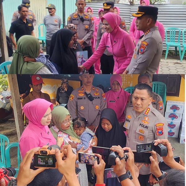 Kapolresta Banyuwangi Takziah ke Rumah Duka Korban KMP Tunu Pratama, Anak Korban Kini Yatim Piatu