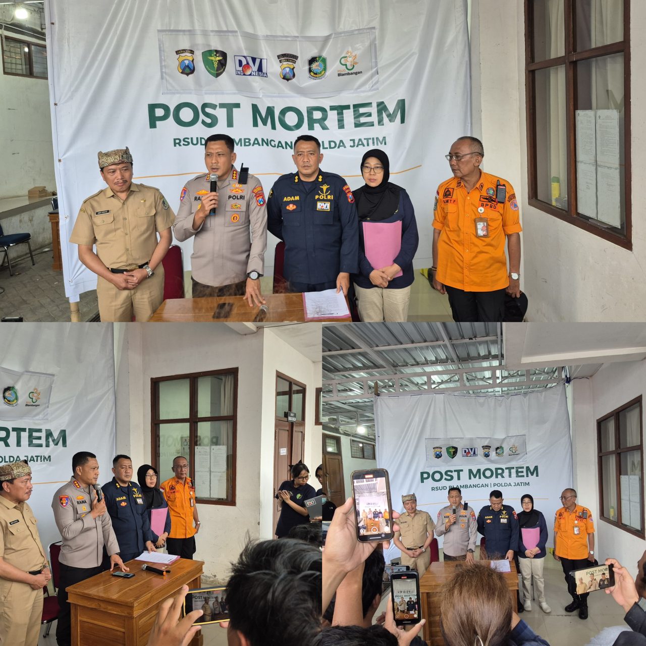 Kapolresta Banyuwangi bersama Tim Gabungan merilis hasil Identifikasi 2 Jenazah Korban KMP Tunu Pratama Jaya