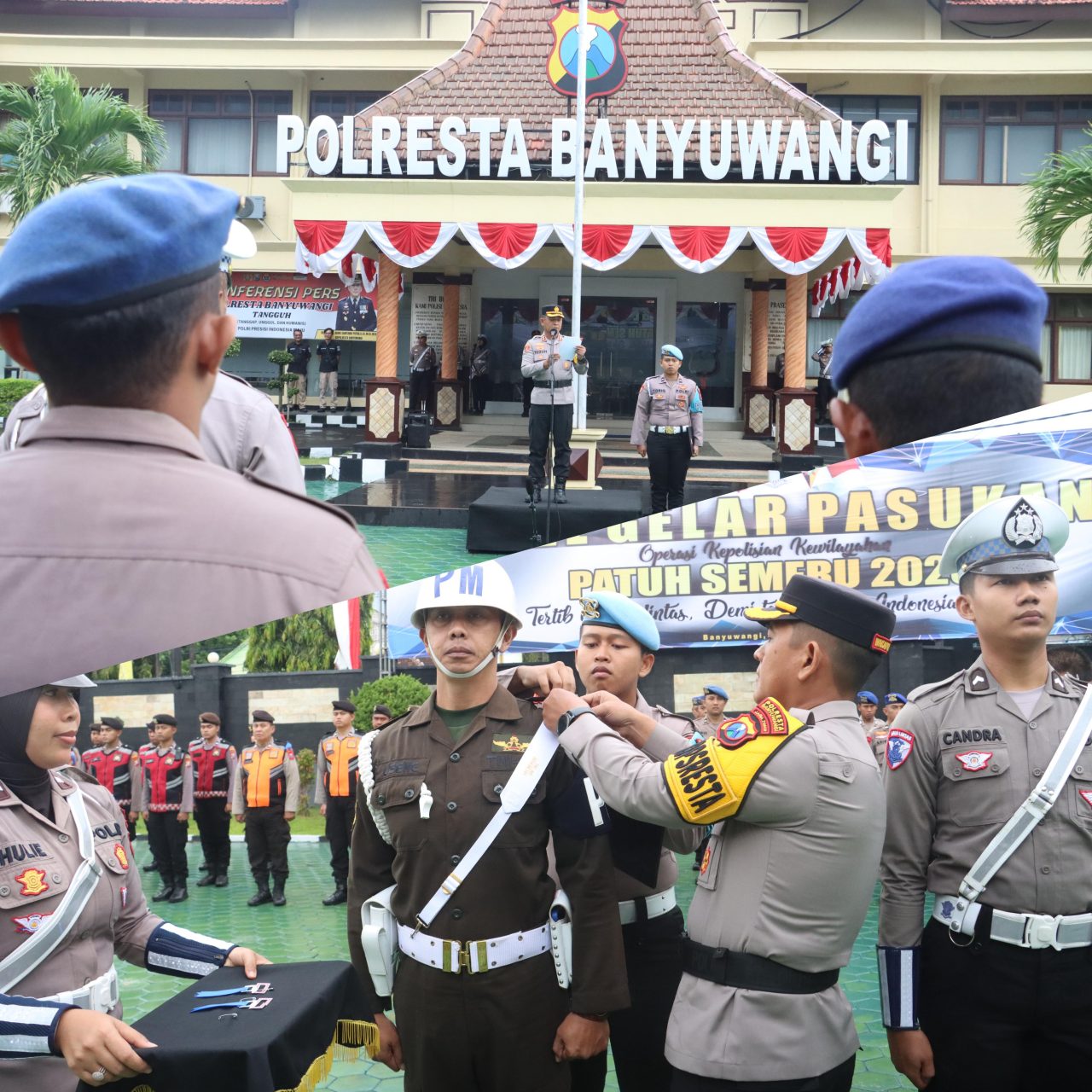 Berlangsung Khidmat, Polresta Banyuwangi Gelar Apel Pasukan Operasi Patuh Semeru 2025