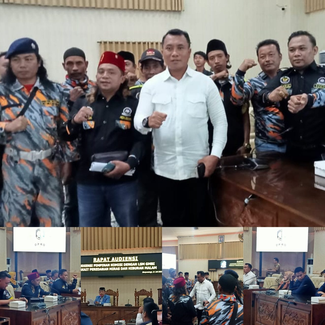 GMBI Geruduk DPRD Banyuwangi, Soroti Pembiaran Miras Ilegal