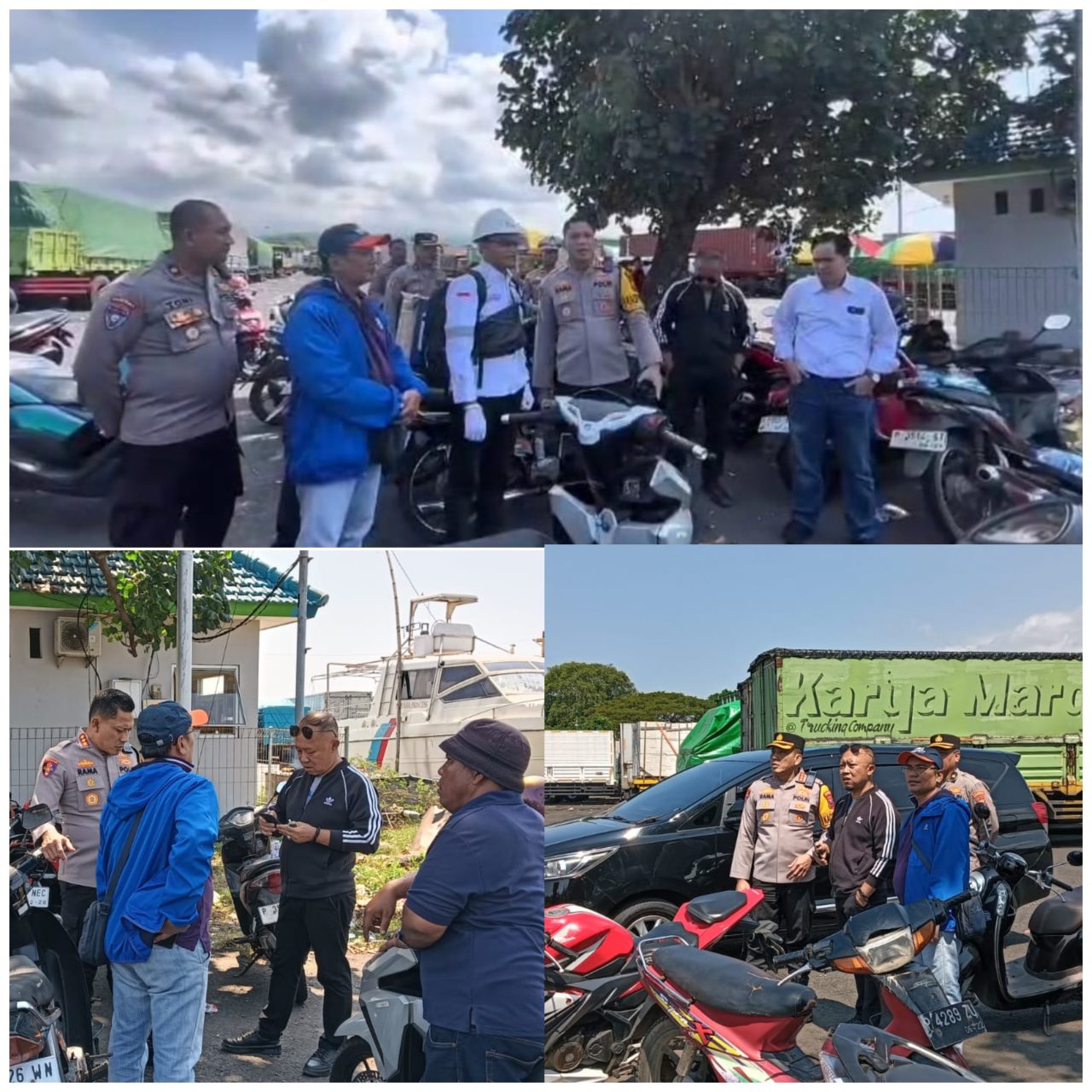 Kapolresta Banyuwangi Koordinasikan Langsung Penguraian Antrian di Pelabuhan Bulusan