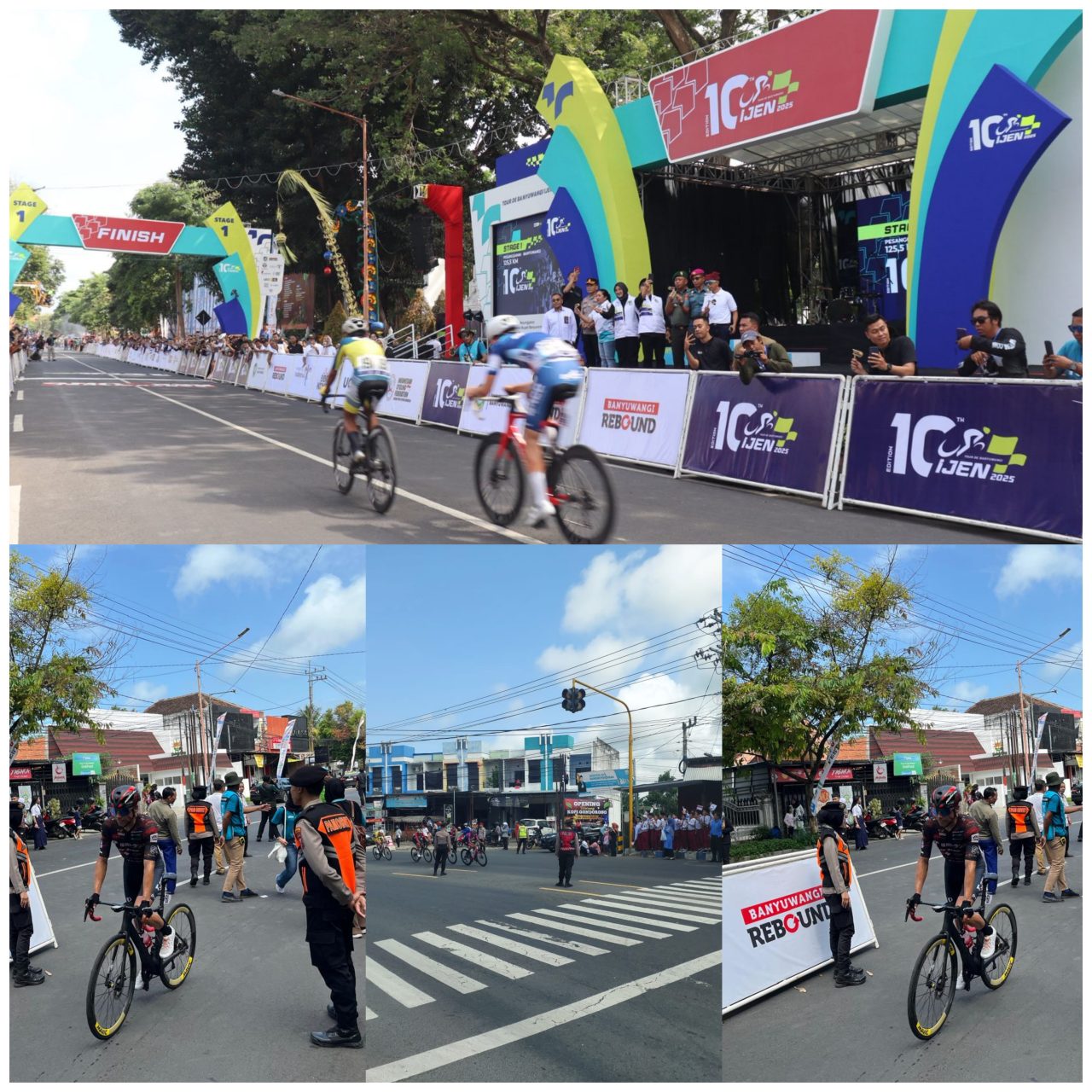 Polresta Banyuwangi Sebar Pasukan Amankan Etafe 1 Balap Sepeda TDBI 2025