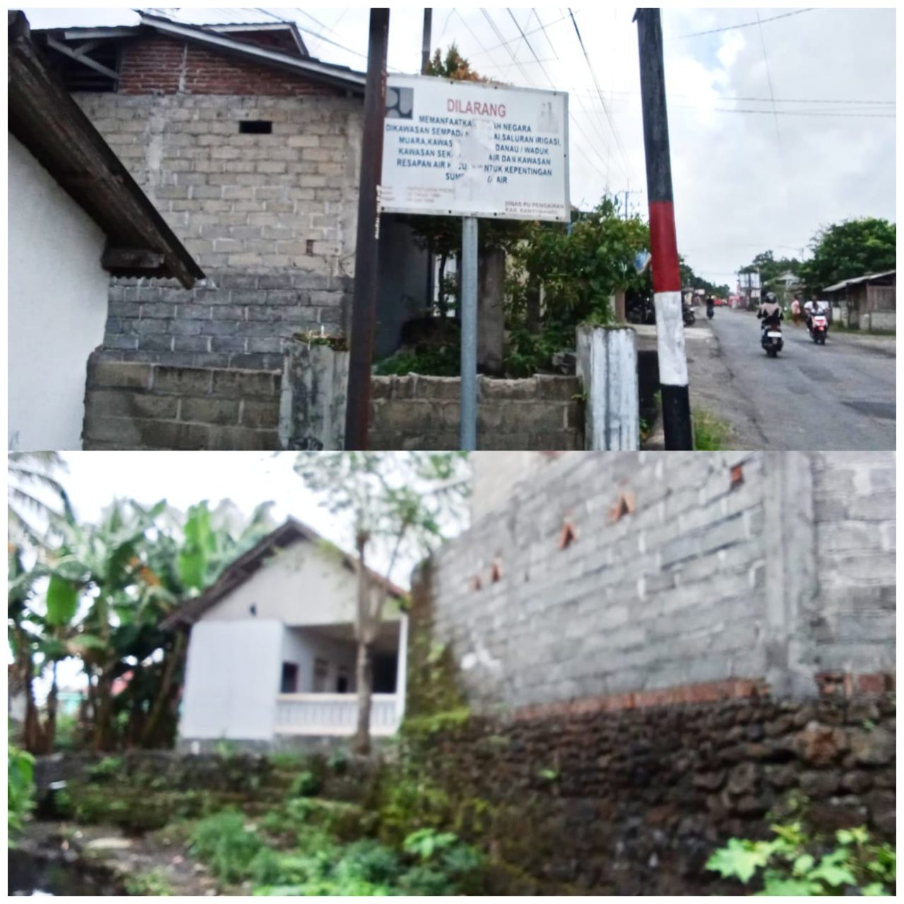 Diduga Langgar Tata Ruang, Bangunan di Parijatah Wetan Berdiri di Atas Sungai