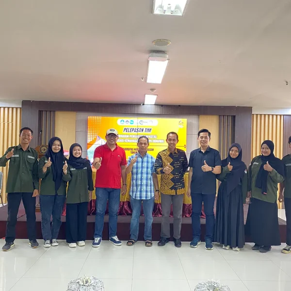 Tim PPK Ormawa BKMF Sinapsis FIKK UNM Resmi Dilepas Oleh Wakil Rektor 3 UNM