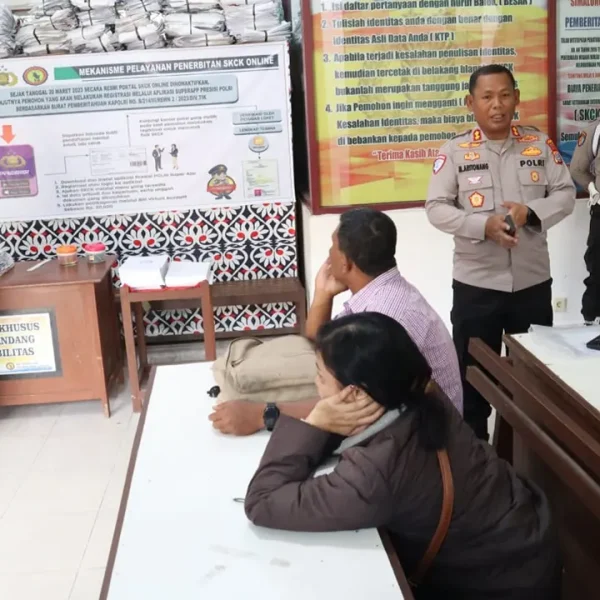 Kapolres Simalungun Inspeksi Mendadak, Pastikan Anggotanya Layani Masyarakat Sepenuh Hati