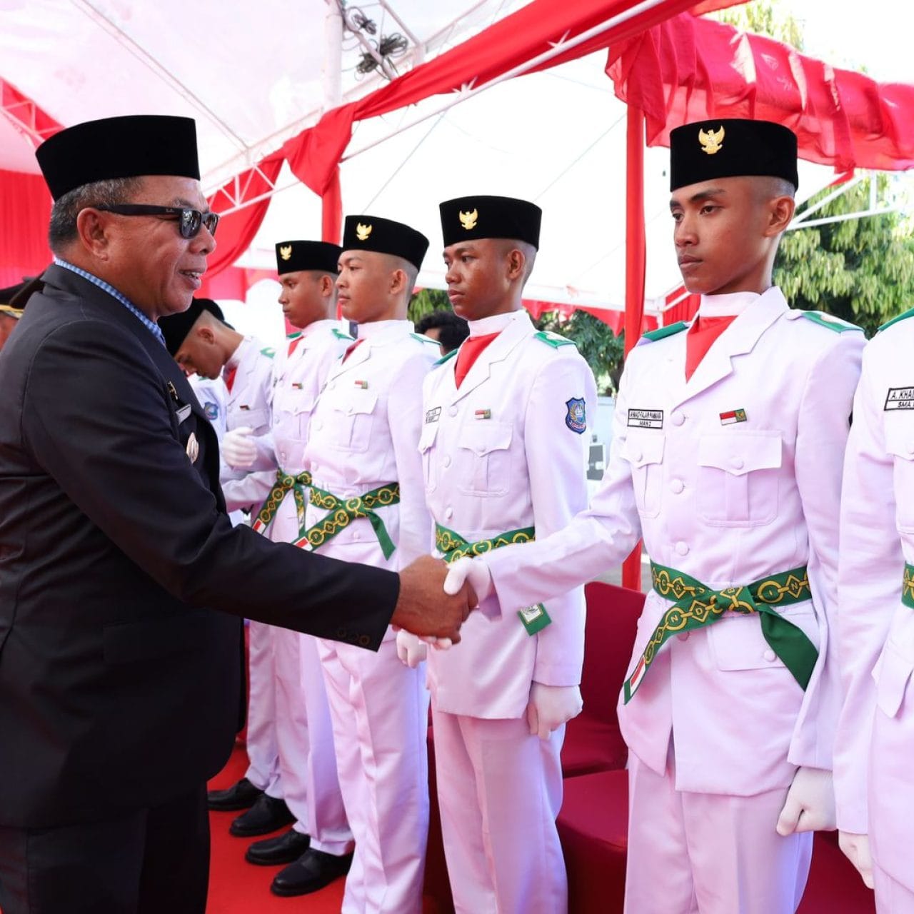 Paskibra Bulukumba Dikukuhkan, Siap Kibarkan Bendera di HUT RI ke 80