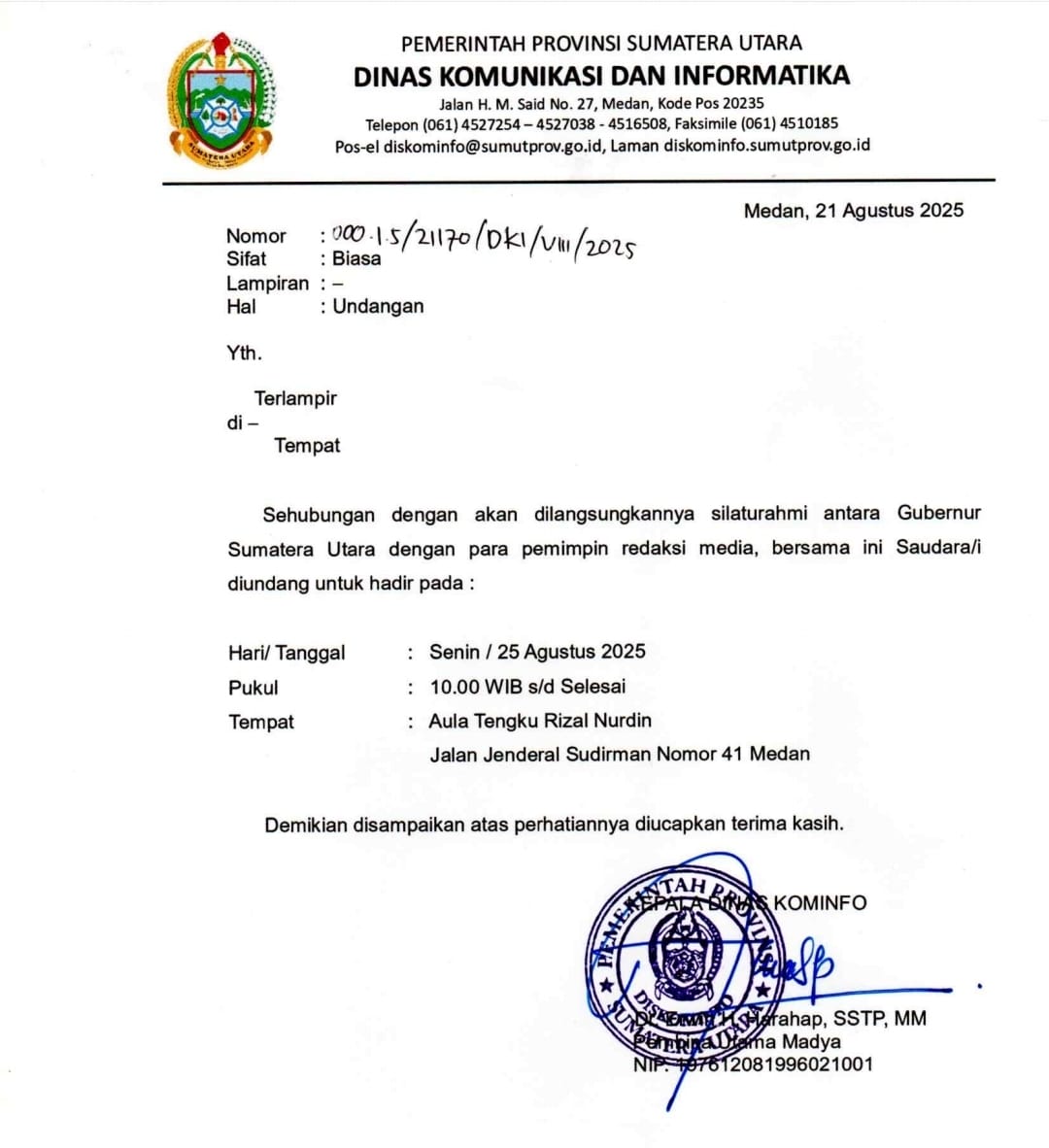 diskominfo sumut