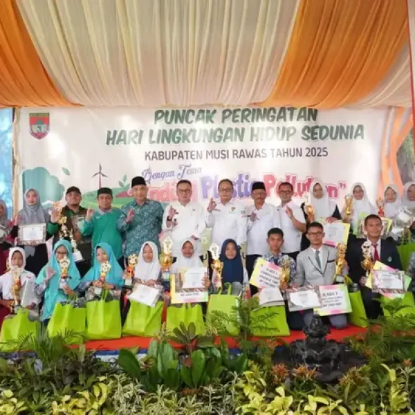 Pemkab Musi Rawas Gelar Puncak Peringatan Hari Lingkungan Hidup Sedunia 2025: Ajak Masyarakat Akhiri Pencemaran Plastik