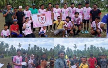 Meriahkan Pergantian Tahun,Turnamen Sepak Bola Warnai Penyambutan Tahun Baru di Punduh Pidada