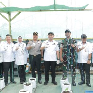 Kapolres Lubuk Linggau, AKBP Adithia Bagus Arjunadi, menghadiri kegiatan Panen Raya