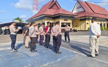 Polres Seruyan Gelar Apel Siaga dan Pengamanan di Kuala Pembuang.