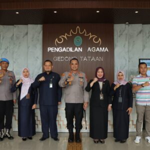 Kapolres Pesawaran Laksanakan Kunjungan Kerja ke Kemenag dan Pengadilan Agama, Perkuat Sinergitas Antar Lembaga