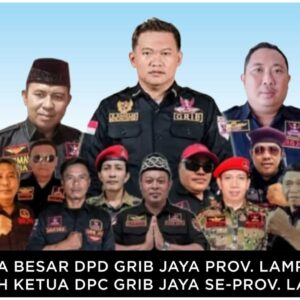 Keluarga besar Ormas Grib Jaya Lampung Ajak Seluruh Institusi Kompak Jalankan Intruksi Gubernur Lampung Batik Khas Lampung Hari Kamis
