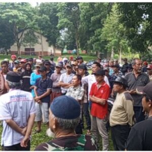 “Ratusan Masyarakat Adat Way Lima Dirikan Posko Perjuangan, Tuntut Pengembalian Tanah Ulayat yang Kontraknya Berakhir Sejak 1940”