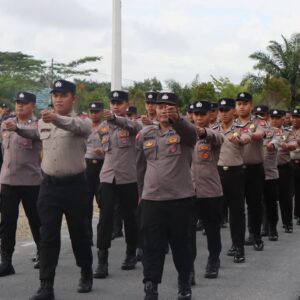 Polres Katingan Gelar Latihan Baris Berbaris
