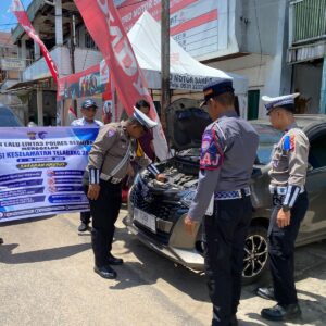 Operasi Keselamatan Telabang 2026, Satlantas dan Dishub Seruyan Gelar Pemeriksaan Ketat Kendaraan Bermotor