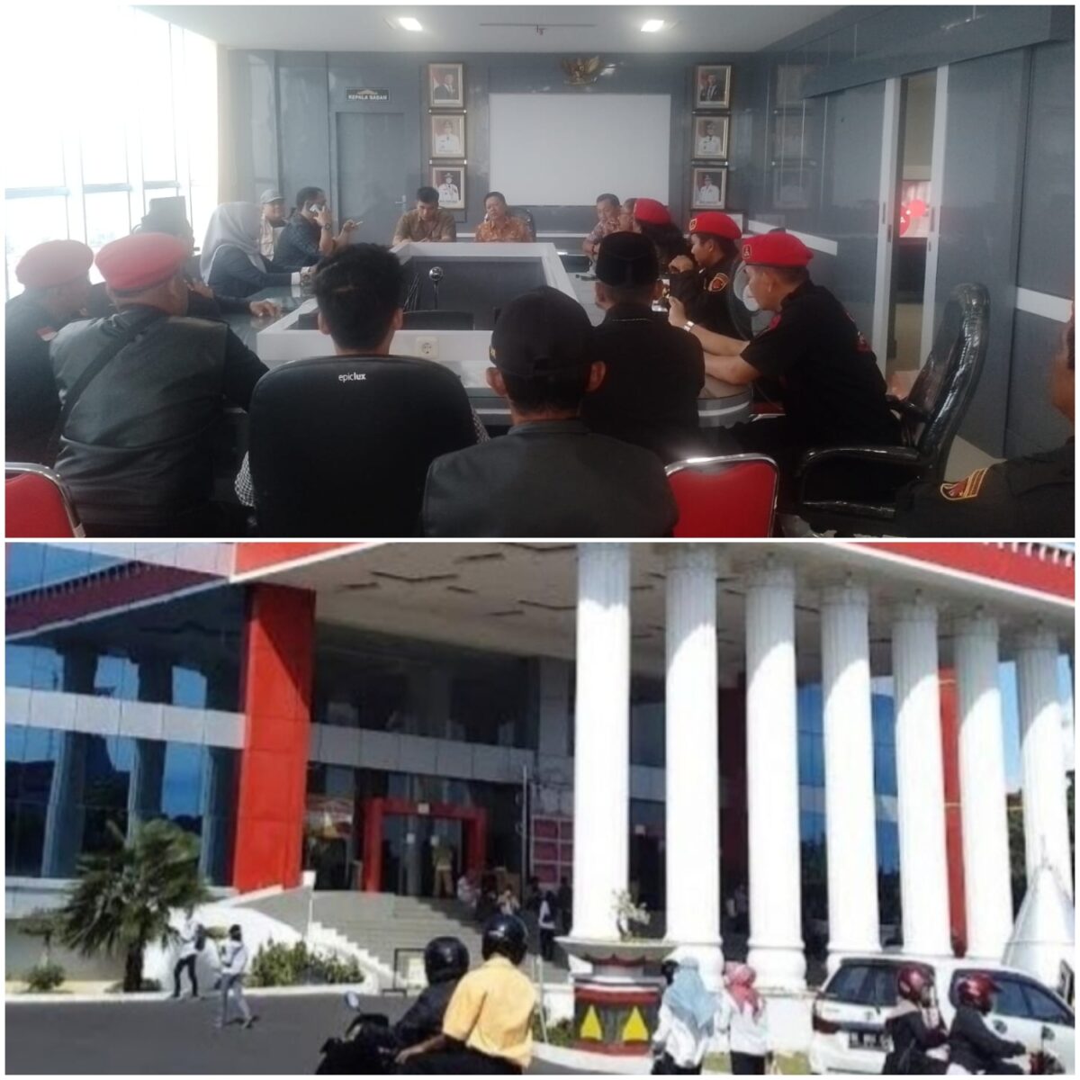 Ormas GRIB dan Lembaga Media Kunjungi Kantor BKD Kota Bandar lampung Pertanyakan Lanjutan Penindakan Pungli