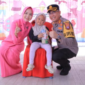 Peduli Kasih Ibu dan Anak,Polres Seruyan Turun Langsung Tinjau Posyandu Kemala Bhayangkari.