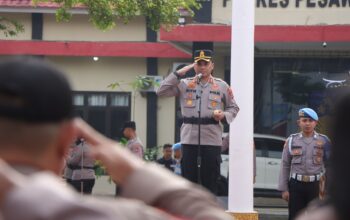 Upacara Hari Kesadaran Nasional, Kapolres Pesawaran Tegaskan Komitmen Berantas Narkoba dan Siaga Jelang Operasi Keselamatan Krakatau 2026