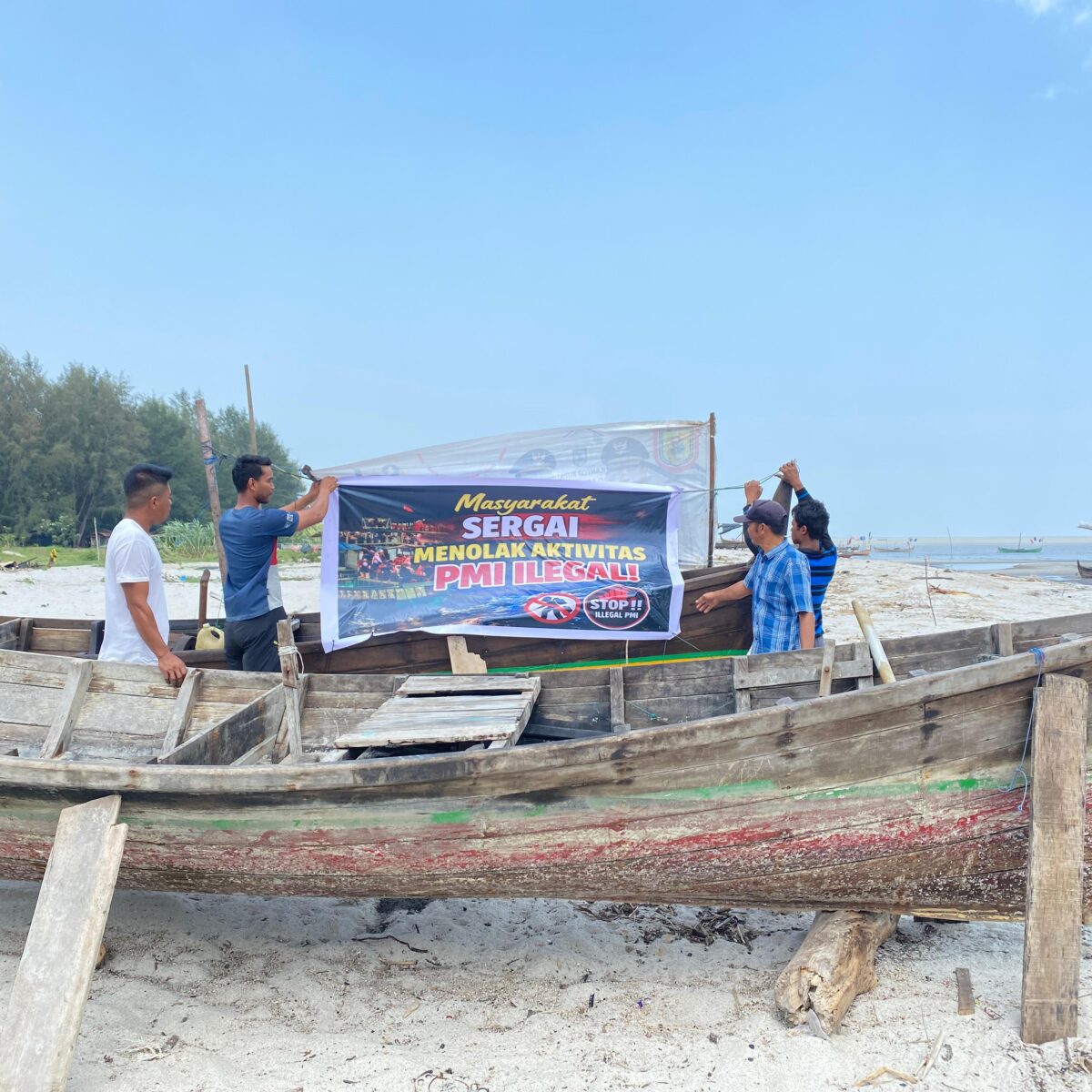 Masyarakat Serdang Berdagai Menolak Aktivitas PEKERJA MIGRAN INDONESIA (PMI) Ilegal di Wilayahnya