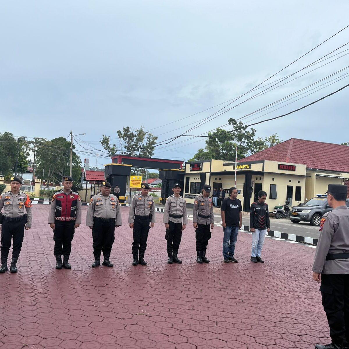 Apel Siaga On Call dan Patroli Pagi,Polres Seruyan Pastikan Kuala Pembuang Tetap Kondusif.