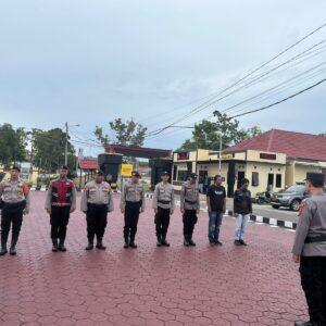Apel Siaga On Call dan Patroli Pagi,Polres Seruyan Pastikan Kuala Pembuang Tetap Kondusif.